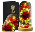WIECZNA RÓŻA Z EFEKTEM LED - PREZENT NA WALENTYNKI